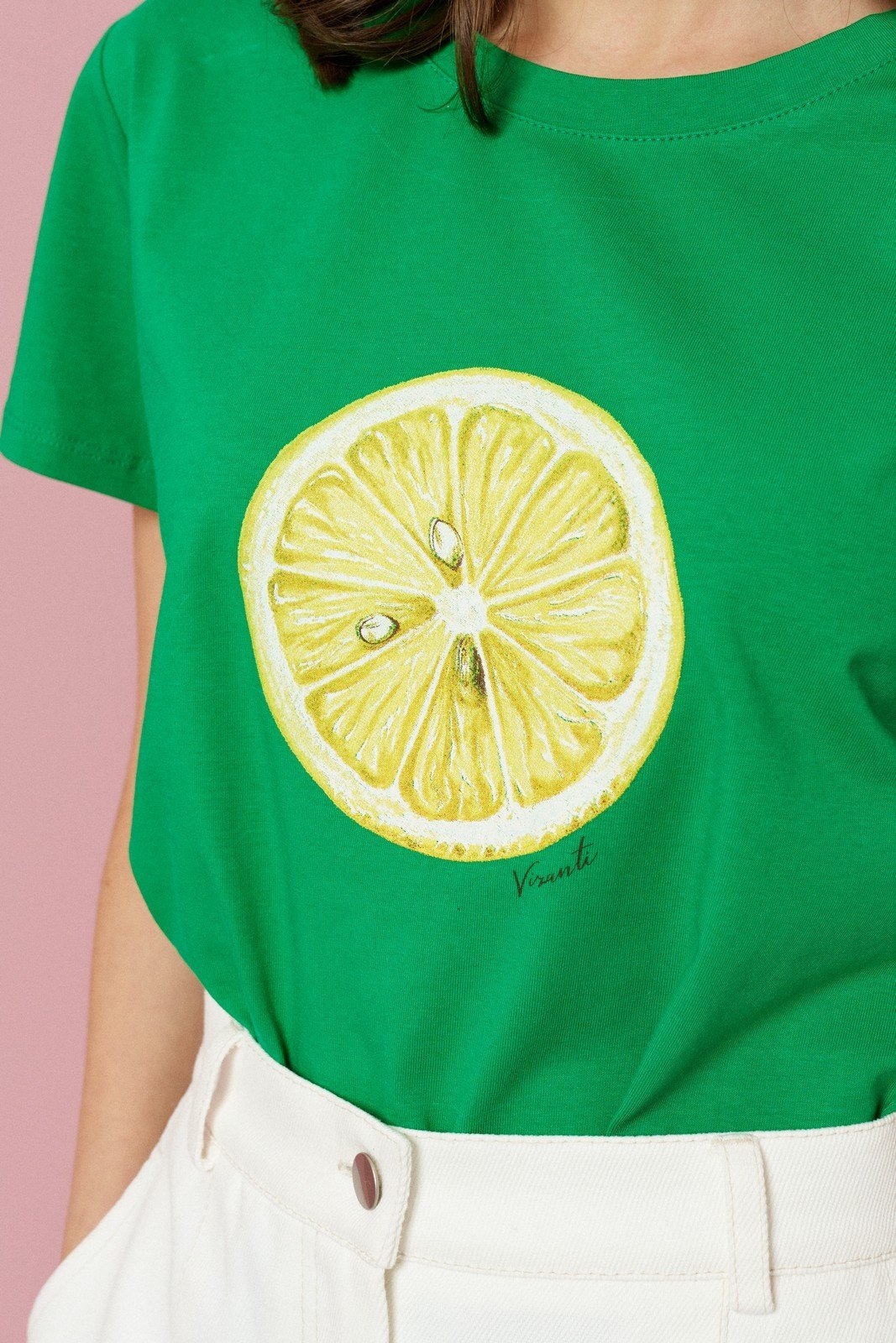 Футболка 9136 сочная трава VIZANTI купить в интернет магазине Велесмода